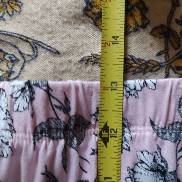 Rene Rofe Light Pink Floral Sleep Shorts Large - Picture 7 of 7